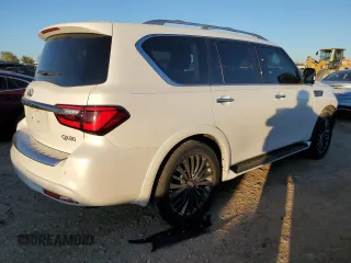 2022 Infiniti QX80 PREMIUM SELECT with VIN JN8AZ2AE6N9293085, listed as a Copart auction lot 83220604 with 36,253 mi miles and Salvage Title. Bid and sale history available at carsss.com. Image 3.