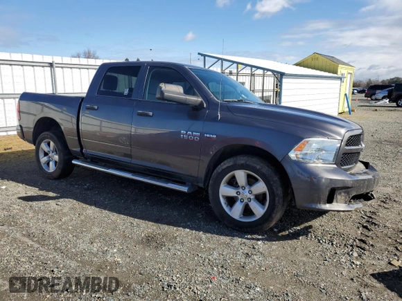 2014 Ram 1500 Express with VIN 1C6RR7KT1ES481683, listed as a Copart auction lot 45557865 with 93,555 mi miles and Salvage Title. Bid and sale history available at carsss.com. Image 4.