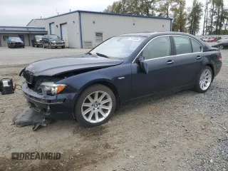 2006 BMW 7 Series 750i with VIN WBAHL83556DT02690, listed as a Copart auction lot 71418054 with 108,503 mi miles and Salvage Title. Bid and sale history available at carsss.com. Image 1.