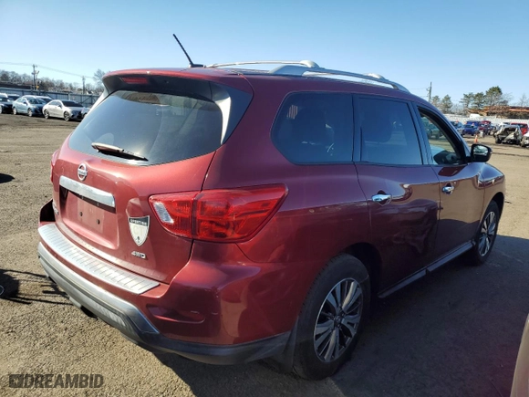 2017 Nissan Pathfinder SL with VIN 5N1DR2MM3HC677811, listed as a Copart auction lot 48863075 with NaN miles and Salvage Title. Bid and sale history available at carsss.com. Image 3.