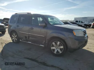 2015 Honda Pilot Touring with VIN 5FNYF4H99FB051180, listed as a Copart auction lot 46149935 with 211,540 mi miles and Salvage Title. Bid and sale history available at DreamBid. Image 4.