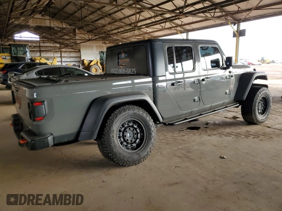 2020 Jeep Gladiator Mojave with VIN 1C6JJTEG1LL202459, listed as a Copart auction lot 79334434 with 49,515 mi miles and Salvage title. Bid and sale history available at DreamBid. Image 3.