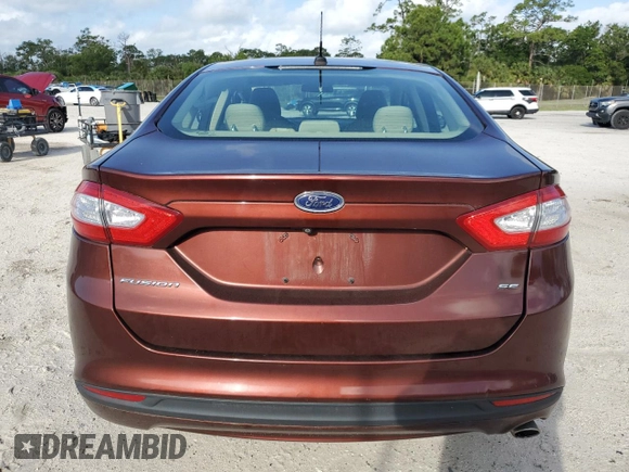 2016 Ford Fusion SE with VIN 3FA6P0H70GR391562, listed as a Copart auction lot 51710495 with 64,895 mi miles and Salvage Title. Bid and sale history available at carsss.com. Image 6.