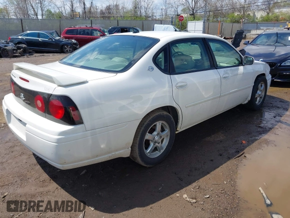 2005 Chevrolet Impala LS z VIN 2G1WH52K159335126, wystawiony jako IAAI lot #42013220 z przebiegiem 139 501 mil mil oraz . Historia ofert i sprzedaży dostępna na DreamBid. Obrazek 4.