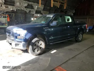 2016 Ford F-150 XLT with VIN 1FTEW1EP5GKF87634, listed as a Copart auction lot 48492505 with 214,518 mi miles and Salvage Title. Bid and sale history available at carsss.com. Image 1.