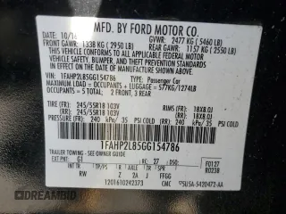2016 Ford Police Interceptor z VIN 1FAHP2L85GG154786, wystawiony jako Copart lot #80074324 z przebiegiem 93 905 mil mil oraz Czysty tytuł • Clean title. Historia ofert i sprzedaży dostępna na DreamBid. Obrazek 12.