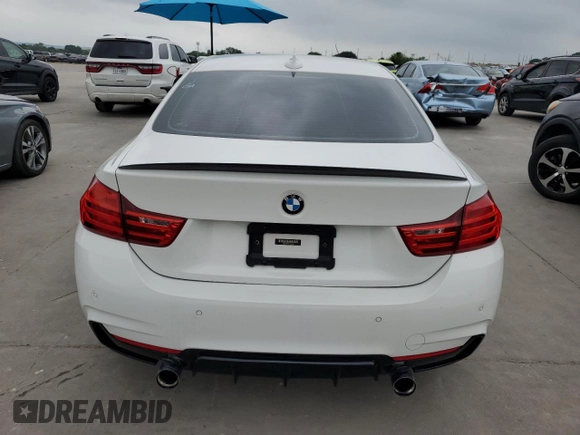 2017 BMW 4 Series 440i with VIN WBA4P1C56HK522557, listed as a Copart auction lot 53156574 with 52,073 mi miles and Salvage Title. Bid and sale history available at carsss.com. Image 6.