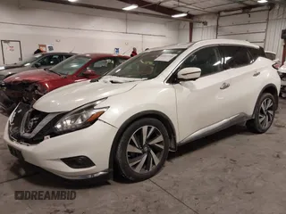 2017 Nissan Murano SL with VIN 5N1AZ2MH0HN151436, listed as a IAAI auction lot 41611214 with 127,500 mi miles and . Bid and sale history available at carsss.com. Image 18.