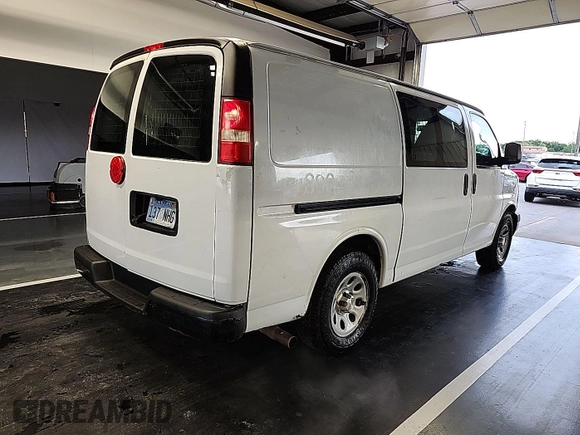 2013 Chevrolet Express Cargo with VIN 1GCSGAFX7D1172007, listed as a IAAI auction lot 42552298 with 314,917 mi miles and . Bid and sale history available at DreamBid. Image 1.