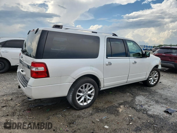 2017 Ford Expedition Max Limited с VIN 1FMJK2AT5HEA46646, выставлен на аукционе Copart как лот 63468345 с пробегом 101 765 миль миль и Списание • Salvage title. История ставок и продаж доступна на DreamBid. Изображение 3.