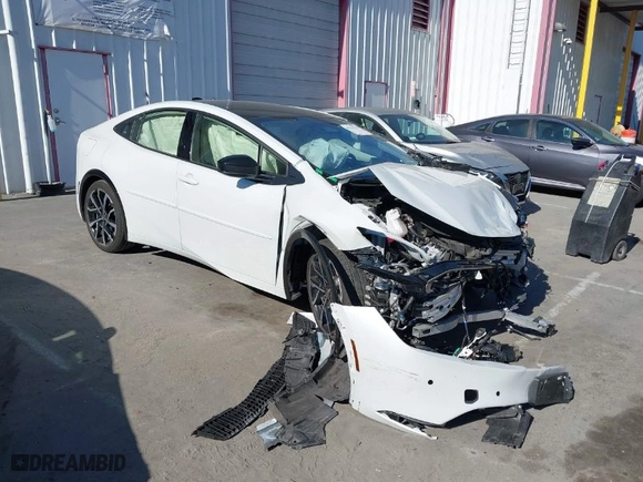 2024 Toyota Prius Prime SE with VIN JTDACACU1R3012458, listed as a IAAI auction lot 41334718 with NaN miles. Bid and sale history available at carsss.com. Image 1.