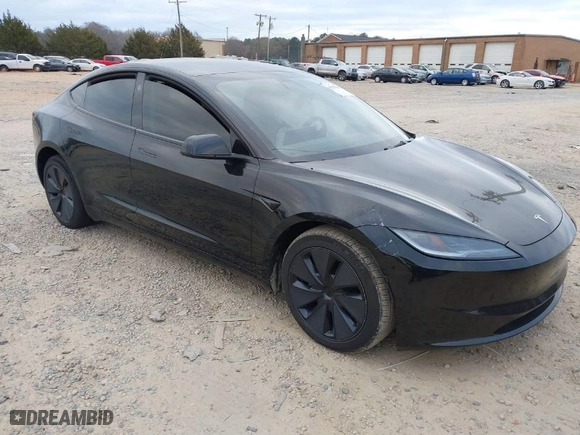 2024 Tesla Model 3 Long Range with VIN 5YJ3E1EB3RF807688, listed as a IAAI auction lot 41835681 with 18,312 mi miles. Bid and sale history available at carsss.com. Image 1.