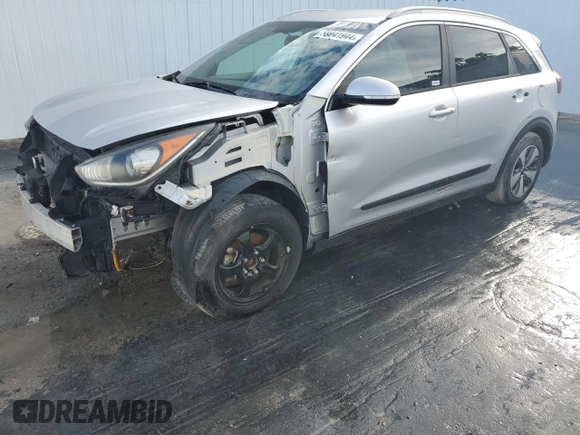 2017 Kia Niro LX with VIN KNDCB3LCXH5091047, listed as a Copart auction lot 59041944 with 63,561 mi miles and Clean Title. Bid and sale history available at carsss.com. Image 1.