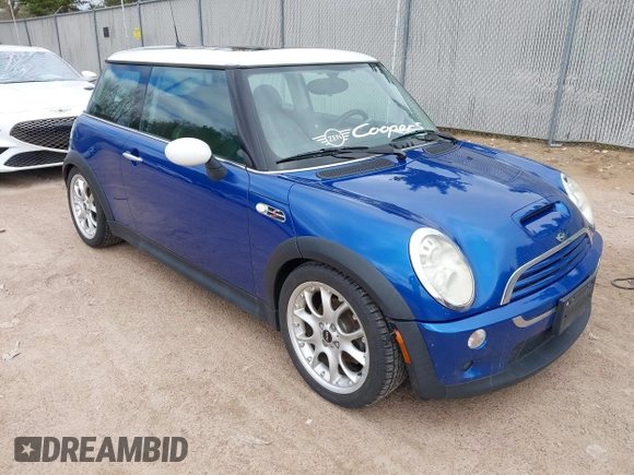 2006 MINI Hardtop S with VIN WMWRE33516TL22491, listed as a IAAI auction lot 42134690 with 163,912 mi miles and . Bid and sale history available at DreamBid. Image 1.