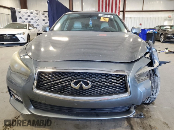 2014 Infiniti Q50 Hybrid Sport with VIN JN1AV7AP2EM690640, listed as a Copart auction lot 46405715 with 230,507 mi miles and Salvage Title. Bid and sale history available at carsss.com. Image 5.