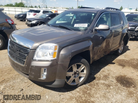 2010 GMC Terrain SLE-2 with VIN 2CTFLDEY4A6267324, listed as a Copart auction lot 57885464 with 136,137 mi miles and Salvage Title. Bid and sale history available at carsss.com. Image 1.