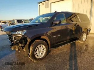 2022 Chevrolet Suburban LS z VIN 1GNSKBKDXNR199292, wystawiony jako Copart lot #81543884 z przebiegiem 34 083 mil mil oraz Szkoda całkowita • Salvage title. Historia ofert i sprzedaży dostępna na DreamBid. Obrazek 1.
