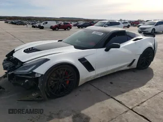 2016 Chevrolet Corvette Z06 2LZ with VIN 1G1YS2D67G5612192, listed as a Copart auction lot 83853334 with 33,808 mi miles and Salvage Title. Bid and sale history available at carsss.com. Image 1.