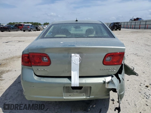 2007 Buick Lucerne V6 CXL with VIN 1G4HD57257U153516, listed as a Copart auction lot 53911495 with 76,526 mi miles and Salvage Title. Bid and sale history available at carsss.com. Image 6.