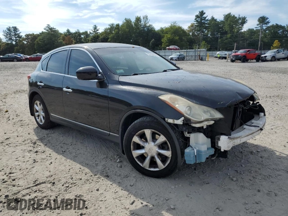 2010 Infiniti EX Journey with VIN JN1AJ0HR3AM753040, listed as a Copart auction lot 73736404 with Not Provided miles and Clean Title. Bid and sale history available at DreamBid. Image 4.