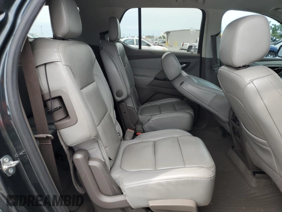 2018 Chevrolet Traverse LT z VIN 1GNERHKW2JJ135754, wystawiony jako Copart lot #59039325 z przebiegiem 244 932 mil mil oraz Czysty tytuł • Clean title. Historia ofert i sprzedaży dostępna na DreamBid. Obrazek 11.