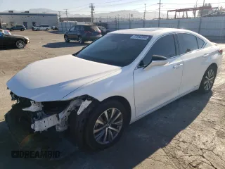 2021 Lexus ES with VIN 58ACA1C18MU005048, listed as a Copart auction lot 77856364 with 19,150 mi miles and Salvage Title. Bid and sale history available at carsss.com. Image 1.
