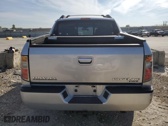 2007 Honda Ridgeline RTL w/Leather with VIN 2HJYK16597H523122, listed as a Copart auction lot 71617764 with 253,097 mi miles and Salvage Title. Bid and sale history available at carsss.com. Image 6.
