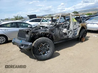2022 Jeep Wrangler Unlimited Rubicon with VIN 1C4JJXR64NW223339, listed as a Copart auction lot 56760735 with Not provided miles and Non repairable. Bid and sale history available at DreamBid. Image 1.