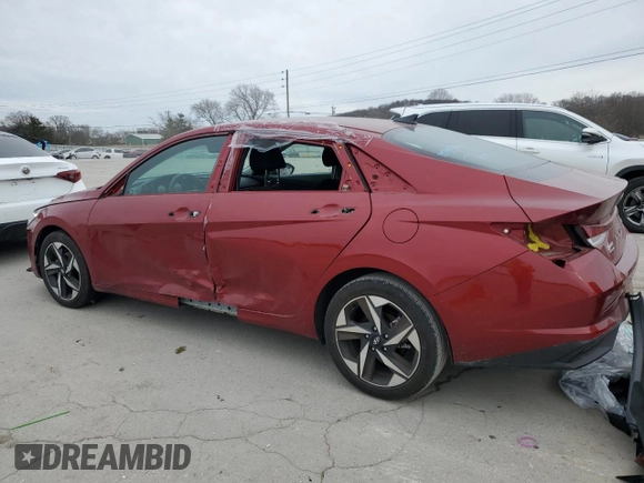 2023 Hyundai Elantra SEL with VIN KMHLS4AG9PU596069, listed as a Copart auction lot 83209214 with 20,407 mi miles and Salvage Title. Bid and sale history available at DreamBid. Image 2.