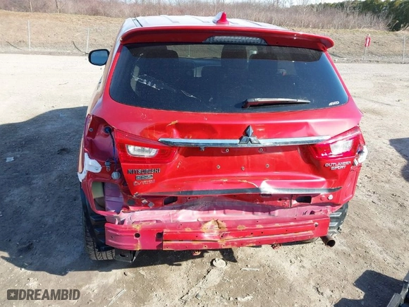 2019 Mitsubishi Outlander Sport ES 2.0 with VIN JA4AR3AUXKU016368, listed as a IAAI auction lot 41829740 with 93,973 mi miles. Bid and sale history available at carsss.com. Image 6.