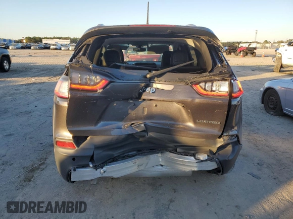 2019 Jeep Cherokee Limited z VIN 1C4PJLDB5KD444186, wystawiony jako Copart lot #81402233 z przebiegiem 39 451 mil mil oraz Szkoda całkowita • Salvage title. Historia ofert i sprzedaży dostępna na DreamBid. Obrazek 6.