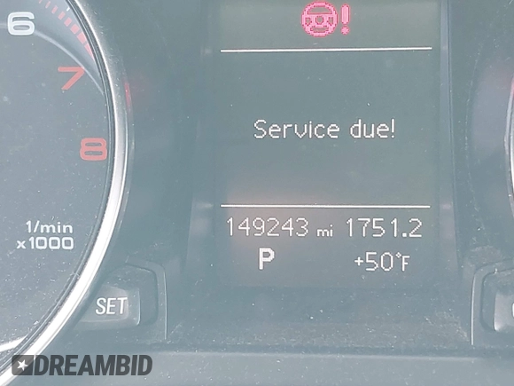 2013 Audi A5 2.0T Premium Plus with VIN WAUJFAFH9DN012594, listed as a IAAI auction lot 41205099 with 149,243 mi miles. Bid and sale history available at carsss.com. Image 15.