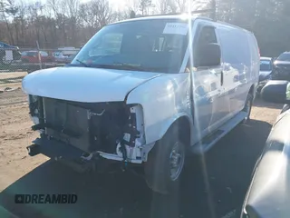 2016 GMC Savana Cargo Van with VIN 1GTW7AFF1G1904600, listed as a IAAI auction lot 41412702 with 99,142 mi miles. Bid and sale history available at carsss.com. Image 2.