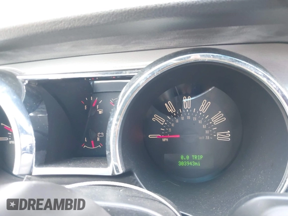 2008 Ford Mustang Deluxe with VIN 1ZVHT80N285196801, listed as a IAAI auction lot 42685201 with 303,943 mi miles and . Bid and sale history available at DreamBid. Image 7.
