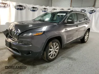 2017 Jeep Cherokee Limited with VIN 1C4PJMDS9HW665373, listed as a Copart auction lot 89345245 with 108,343 mi miles and Clean Title. Bid and sale history available at carsss.com. Image 1.