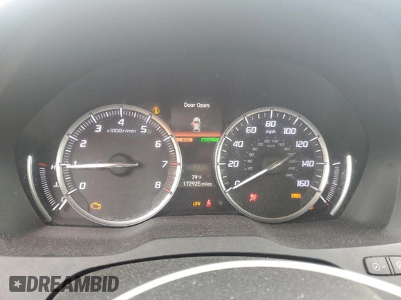 2014 Acura MDX Advance with VIN 5FRYD4H8XEB046967, listed as a Copart auction lot 52093545 with 172,925 mi miles and Salvage title. Bid and sale history available at DreamBid. Image 9.