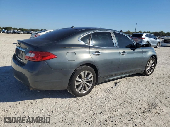 2011 Infiniti M37 with VIN JN1BY1AP9BM326655, listed as a Copart auction lot 82485374 with 163,687 mi miles and Salvage Title. Bid and sale history available at carsss.com. Image 3.