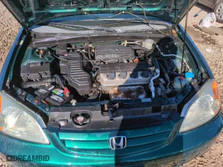 2001 Honda Civic EX with VIN 2HGES26761H602898, listed as a Copart auction lot 50371535 with 148,669 mi miles and Salvage Title. Bid and sale history available at carsss.com. Image 11.