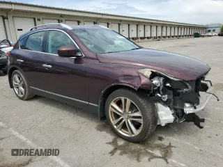 2012 Infiniti EX Journey with VIN JN1AJ0HR1CM451720, listed as a Copart auction lot 55737725 with 128,433 mi miles and Salvage title. Bid and sale history available at DreamBid. Image 4.