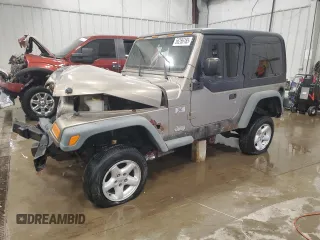 2004 Jeep Wrangler X z VIN 1J4FA39S64P789243, wystawiony jako Copart lot #56286185 z przebiegiem Nie podano mil oraz Nie do naprawy • Non repairable. Historia ofert i sprzedaży dostępna na DreamBid. Obrazek 1.