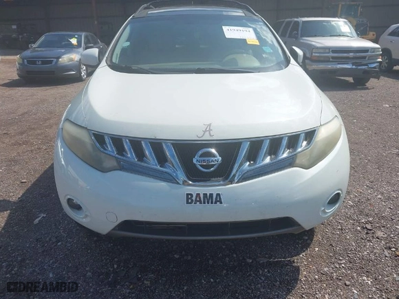2010 Nissan Murano S with VIN JN8AZ1MU9AW004001, listed as a IAAI auction lot 41949194 with 281,758 mi miles. Bid and sale history available at carsss.com. Image 6.