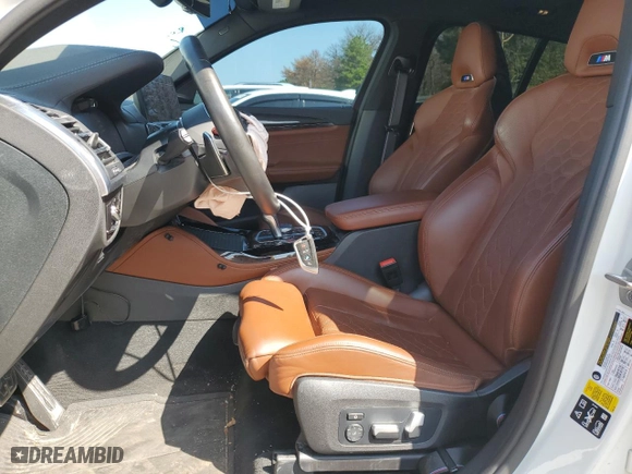 2023 BMW X4 M with VIN 5YM23EC09P9R75621, listed as a Copart auction lot 68015164 with 23,121 mi miles and Salvage Title. Bid and sale history available at carsss.com. Image 7.