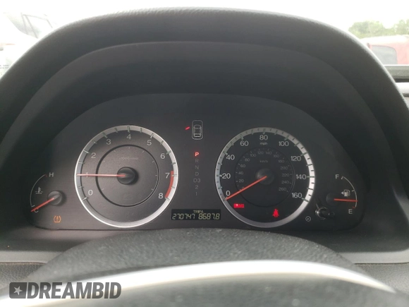 2011 Honda Accord EX-L with VIN 1HGCP3F85BA027829, listed as a Copart auction lot 58510595 with 270,747 mi miles and Salvage title. Bid and sale history available at DreamBid. Image 9.