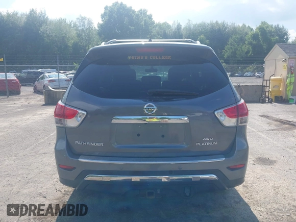 2015 Nissan Pathfinder SL with VIN 5N1AR2MM3FC601523, listed as a IAAI auction lot 42782702 with 166,956 mi miles and . Bid and sale history available at DreamBid. Image 16.