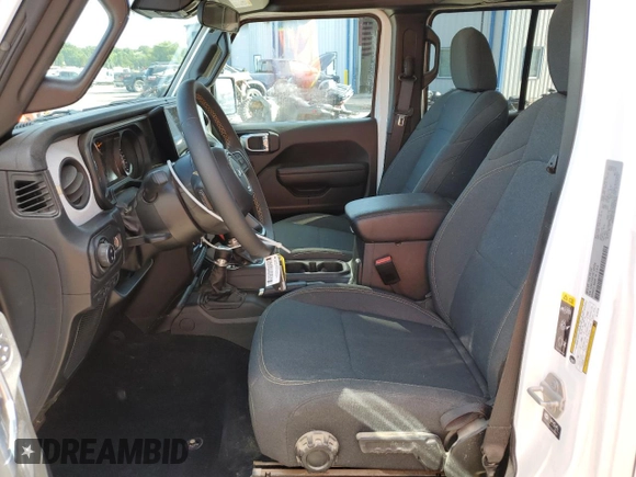 2024 Jeep Gladiator Sport S z VIN 1C6HJTAG1RL120129, wystawiony jako Copart lot #52415555 z przebiegiem 9 979 mil mil oraz Szkoda całkowita • Salvage title. Historia ofert i sprzedaży dostępna na DreamBid. Obrazek 7.