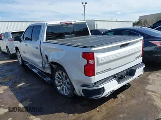 2021 Chevrolet Silverado 1500 High Country with VIN 3GCUYHET6MG128594, listed as a IAAI auction lot 41900736 with 51,680 mi miles. Bid and sale history available at carsss.com. Image 3.