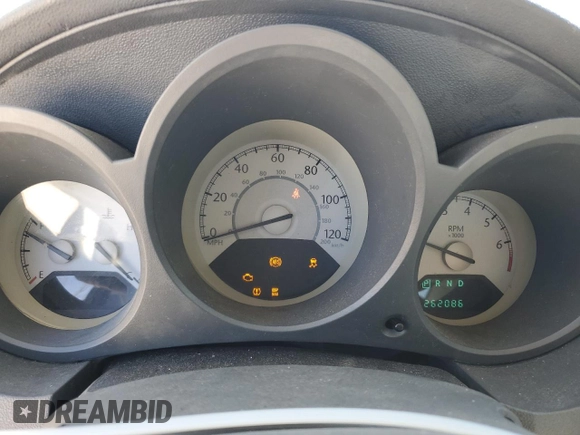 2008 Chrysler Sebring LX with VIN 1C3LC46RX8N280336, listed as a Copart auction lot 75286514 with 262,086 mi miles and Salvage title. Bid and sale history available at DreamBid. Image 9.