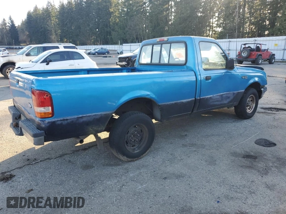1993 Ford Ranger Splash with VIN 1FTCR10A2PUB80473, listed as a Copart auction lot 47422615 with 64,546 mi miles and Salvage title. Bid and sale history available at DreamBid. Image 3.