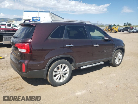 2015 Kia Sorento EX with VIN 5XYKU4A79FG632577, listed as a Copart auction lot 69905044 with 222,929 mi miles and Clean Title. Bid and sale history available at carsss.com. Image 3.