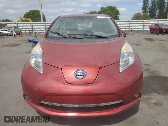 2011 Nissan LEAF SL-e with VIN JN1AZ0CP1BT005859, listed as a Copart auction lot 53890865 with 71,746 mi miles and Clean Title. Bid and sale history available at carsss.com. Image 5.